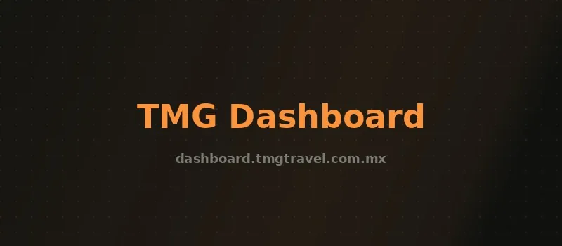 Captura de TMG Dashboard